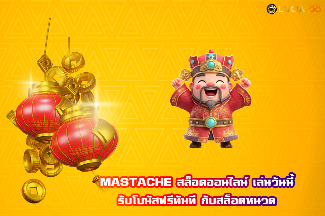 MASTACHE สล็อตออนไลน์ เล่นวันนี้ รับโบนัสฟรีทันที กับสล็อตหนวด
